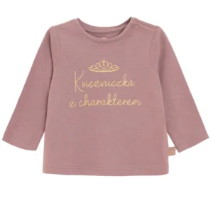 Cool Club, Bluzka dziewczęca z długim rękawem, fioletowa