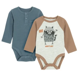 Cool Club, Body chłopięce z długim rękawem, mix, zestaw, 2 szt.