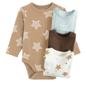 Cool Club, Body chłopięce z długim rękawem, mix, zestaw, 4 szt.