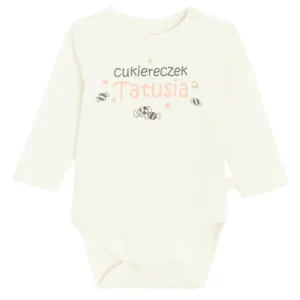 Cool Club, Body dziewczęce z długim rękawem, białe