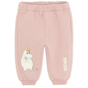 Cool Club, Spodnie dresowe dziewczęce, różowe, Muminki