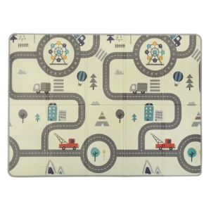 Smiki, Miasto, mata piankowa składana, 150x200 cm