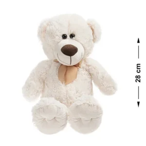 Smiki, Miś, maskotka, kremowa, 28 cm